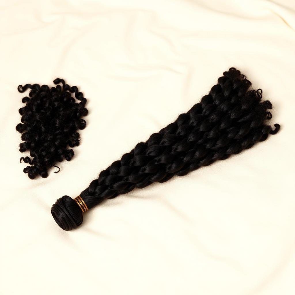 Pure Curly braiding hair bundle